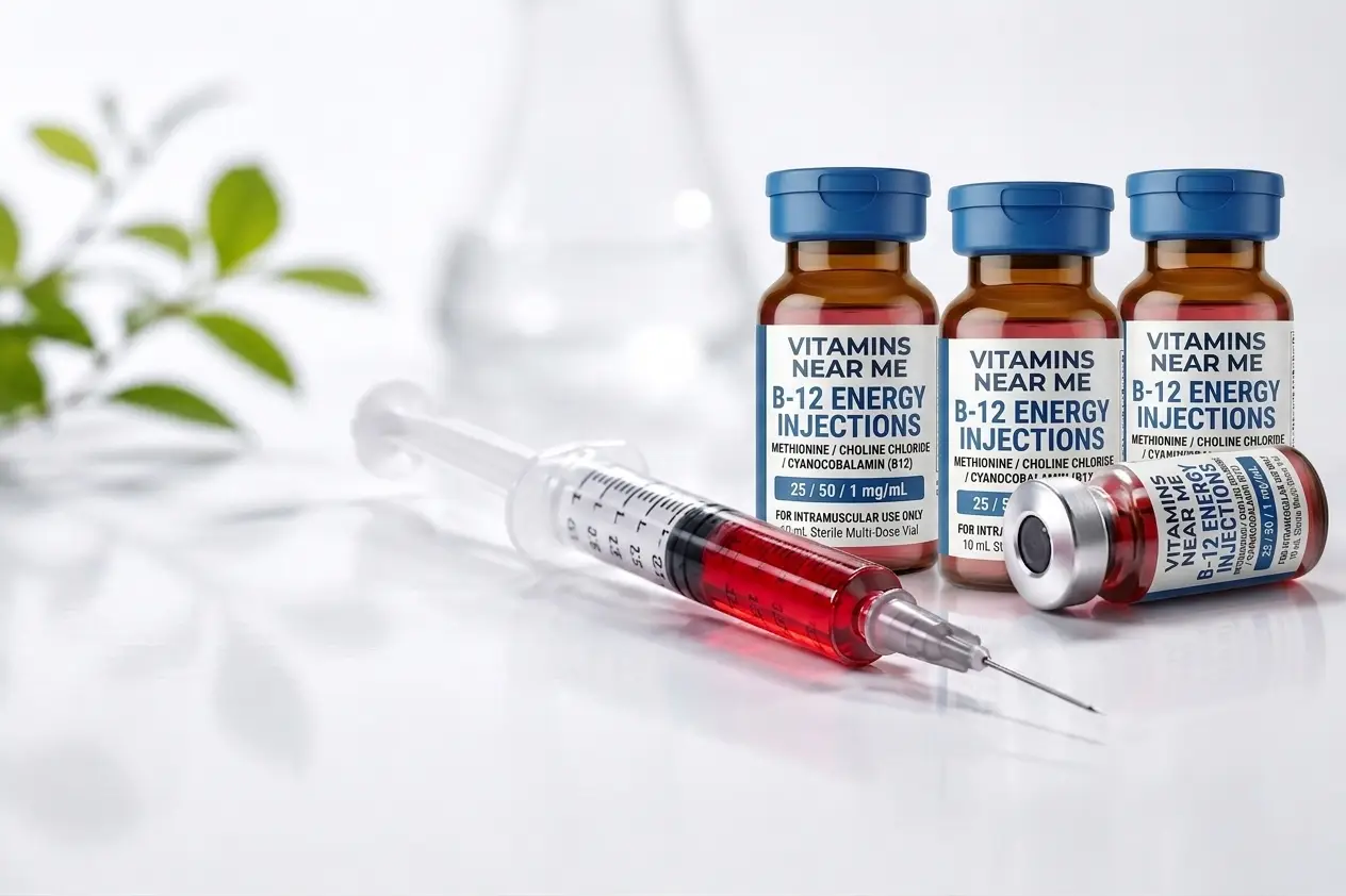 Vitamin B-12 Energy Injection multi-dose vials with syringe
